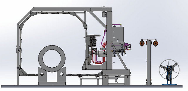 Automatic Radial Coil Steel Strapping