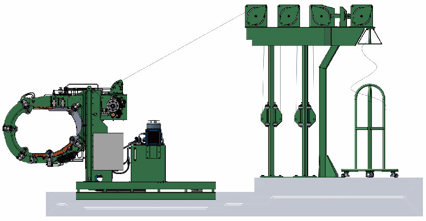 Automatic Structural Profile Wire Strapping