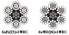 6×Fi(25)+IWRC / 6×WS(26)+IWRC